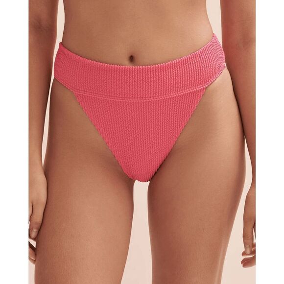 Billabong Summer High High Leg Bikini Bottom Pink Aruba Medium NWT - Picture 6 of 9